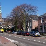 Gezellige straat in Lisse