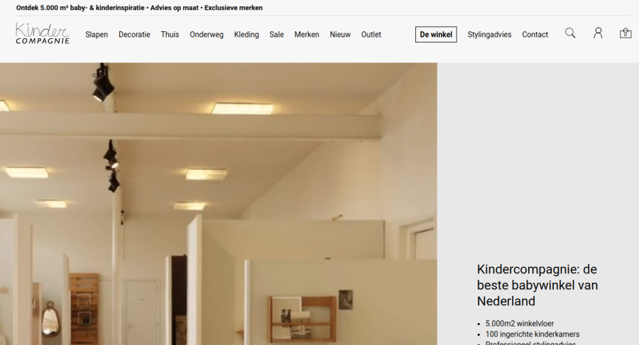 Websitevoorbeeld Kindercompagnie in Lithoijen bij Oss