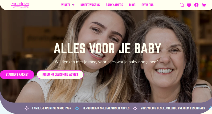 Websitevoorbeeld van Casteleyn