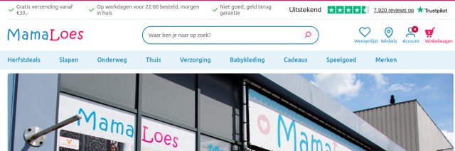 Websitevoorbeeld van MamaLoes Utrecht