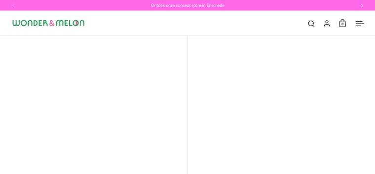 Websitevoorbeeld van Wonder & Melon