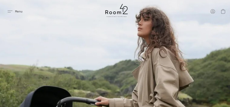 Websitevoorbeeld van ROOM42